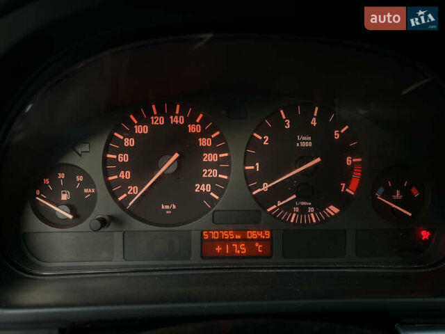 Синий БМВ 5 Серия, объемом двигателя 2.49 л и пробегом 570 тыс. км за 3900 $, фото 8 на Automoto.ua