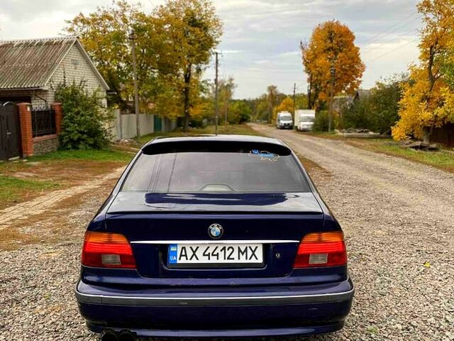 Синий БМВ 5 Серия, объемом двигателя 2.5 л и пробегом 320 тыс. км за 4000 $, фото 4 на Automoto.ua