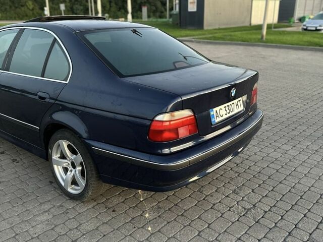 Синий БМВ 5 Серия, объемом двигателя 2.5 л и пробегом 450 тыс. км за 3699 $, фото 5 на Automoto.ua