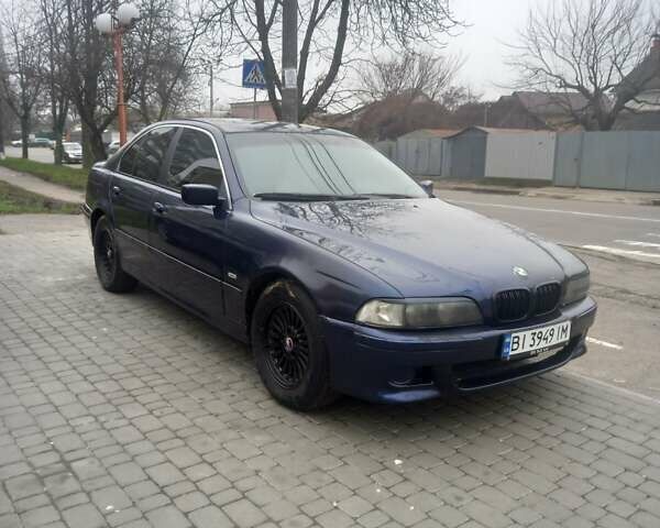 Синій БМВ 5 Серія, об'ємом двигуна 2.5 л та пробігом 415 тис. км за 3299 $, фото 2 на Automoto.ua