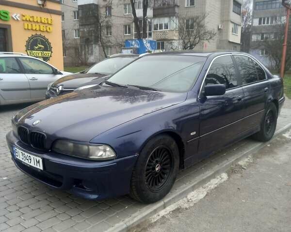 Синій БМВ 5 Серія, об'ємом двигуна 2.5 л та пробігом 415 тис. км за 3299 $, фото 1 на Automoto.ua