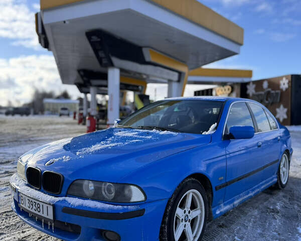 Синий БМВ 5 Серия, объемом двигателя 1.99 л и пробегом 280 тыс. км за 4000 $, фото 2 на Automoto.ua