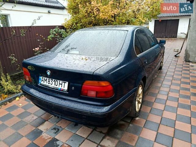 Синий БМВ 5 Серия, объемом двигателя 2 л и пробегом 365 тыс. км за 4300 $, фото 1 на Automoto.ua