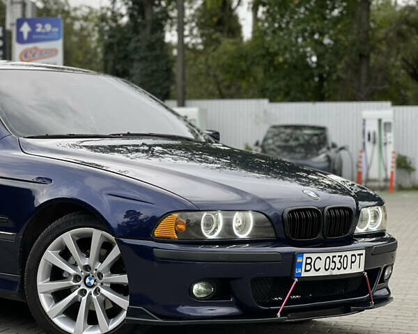 Синий БМВ 5 Серия, объемом двигателя 2.5 л и пробегом 447 тыс. км за 5800 $, фото 1 на Automoto.ua