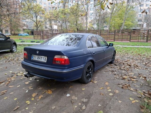 Синий БМВ 5 Серия, объемом двигателя 2 л и пробегом 350 тыс. км за 3200 $, фото 3 на Automoto.ua