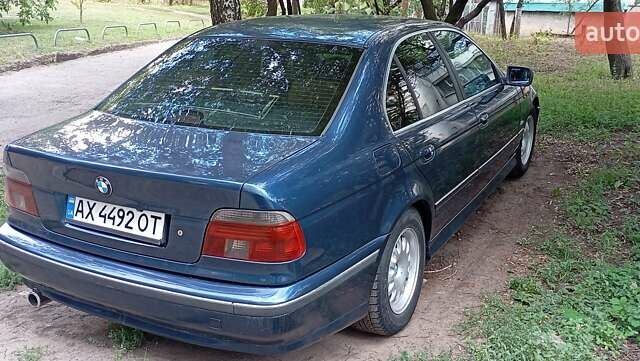 Синий БМВ 5 Серия, объемом двигателя 2.49 л и пробегом 360 тыс. км за 4000 $, фото 2 на Automoto.ua