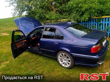 Синий БМВ 5 Серия, объемом двигателя 3.5 л и пробегом 450 тыс. км за 4500 $, фото 4 на Automoto.ua