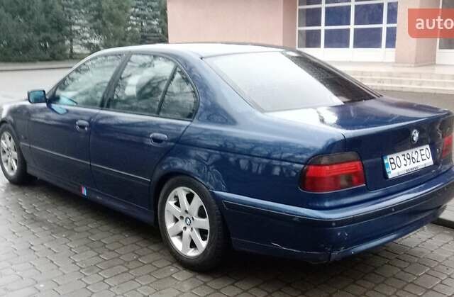 Синий БМВ 5 Серия, объемом двигателя 2.5 л и пробегом 353 тыс. км за 3500 $, фото 3 на Automoto.ua