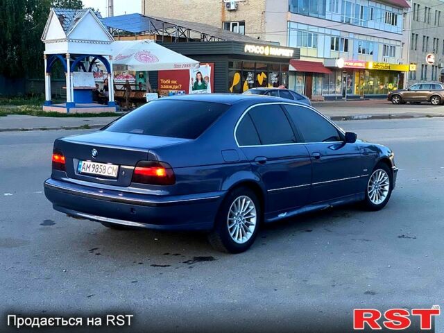 Синий БМВ 5 Серия, объемом двигателя 2 л и пробегом 450 тыс. км за 3250 $, фото 2 на Automoto.ua