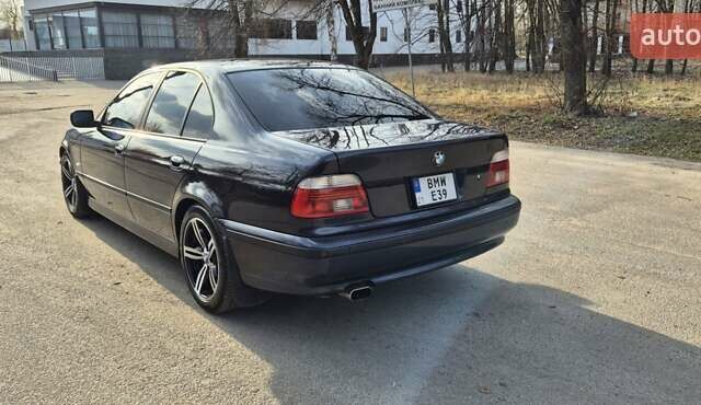 Синий БМВ 5 Серия, объемом двигателя 2.5 л и пробегом 400 тыс. км за 9000 $, фото 7 на Automoto.ua