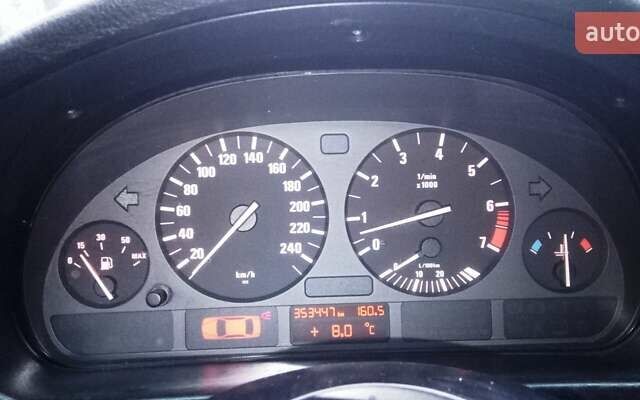 Синий БМВ 5 Серия, объемом двигателя 2.5 л и пробегом 353 тыс. км за 3500 $, фото 12 на Automoto.ua