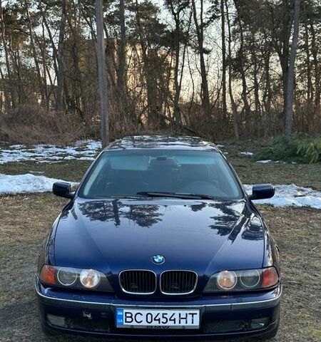 Синий БМВ 5 Серия, объемом двигателя 2.49 л и пробегом 360 тыс. км за 2999 $, фото 1 на Automoto.ua