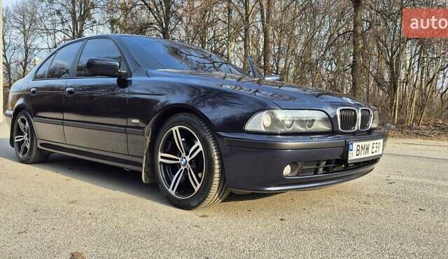 Синий БМВ 5 Серия, объемом двигателя 2.5 л и пробегом 400 тыс. км за 9000 $, фото 27 на Automoto.ua