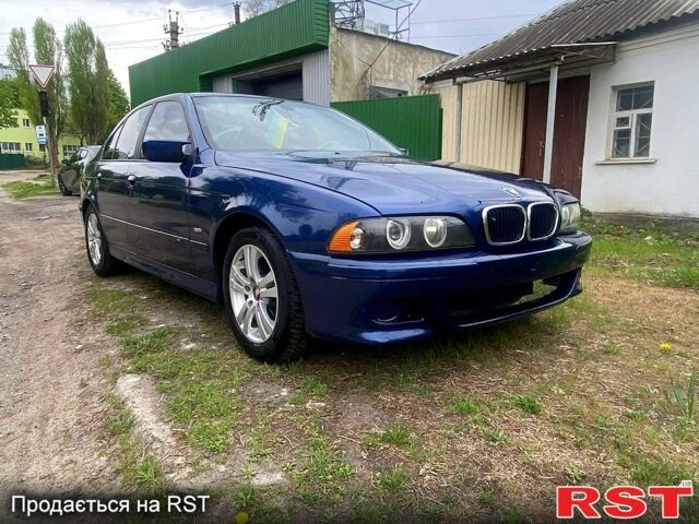 Синий БМВ 5 Серия, объемом двигателя 2.5 л и пробегом 1 тыс. км за 4500 $, фото 1 на Automoto.ua