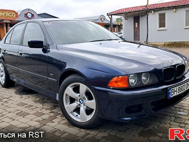 Синий БМВ 5 Серия, объемом двигателя 2 л и пробегом 342 тыс. км за 3300 $, фото 1 на Automoto.ua