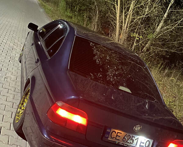 Синий БМВ 5 Серия, объемом двигателя 2.5 л и пробегом 370 тыс. км за 4850 $, фото 2 на Automoto.ua