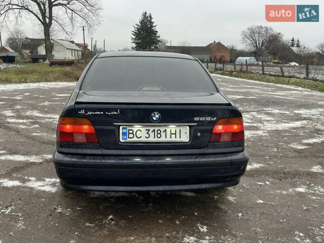 Синий БМВ 5 Серия, объемом двигателя 2.5 л и пробегом 350 тыс. км за 5400 $, фото 5 на Automoto.ua