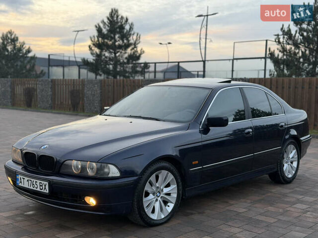 Синий БМВ 5 Серия, объемом двигателя 2.5 л и пробегом 381 тыс. км за 5700 $, фото 15 на Automoto.ua