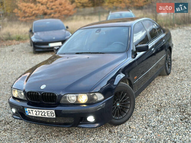 Синий БМВ 5 Серия, объемом двигателя 2 л и пробегом 300 тыс. км за 3300 $, фото 1 на Automoto.ua
