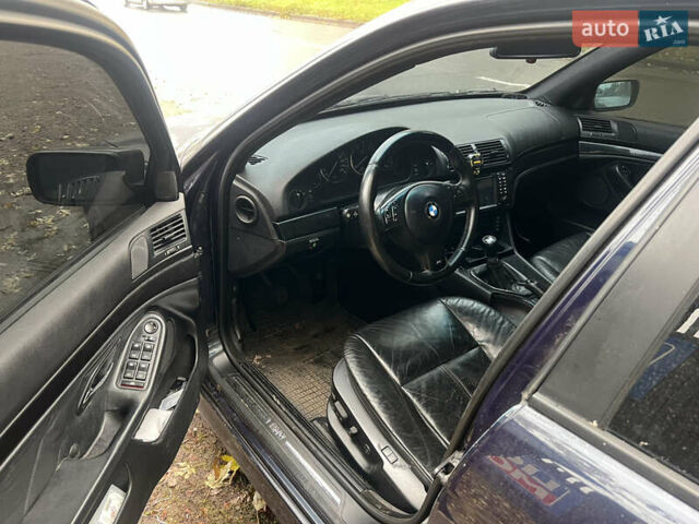 Синий БМВ 5 Серия, объемом двигателя 2.5 л и пробегом 364 тыс. км за 5300 $, фото 6 на Automoto.ua