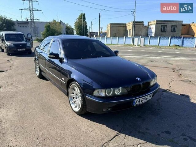 Синий БМВ 5 Серия, объемом двигателя 3 л и пробегом 380 тыс. км за 5300 $, фото 3 на Automoto.ua