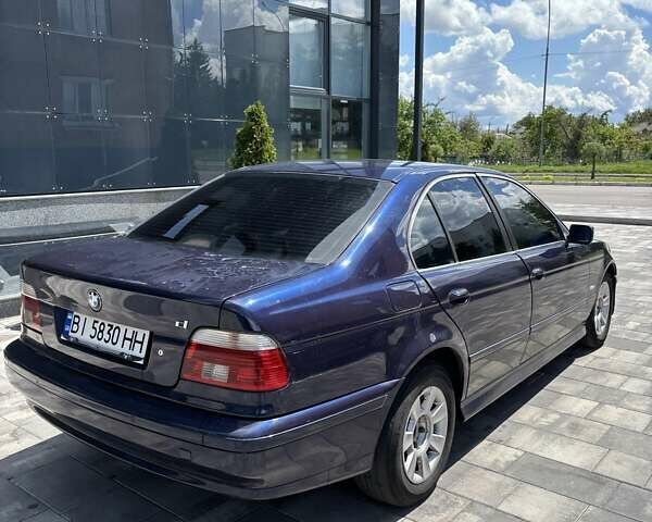 Синий БМВ 5 Серия, объемом двигателя 2.5 л и пробегом 355 тыс. км за 4499 $, фото 16 на Automoto.ua