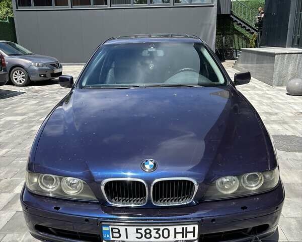 Синий БМВ 5 Серия, объемом двигателя 2.5 л и пробегом 355 тыс. км за 4499 $, фото 12 на Automoto.ua