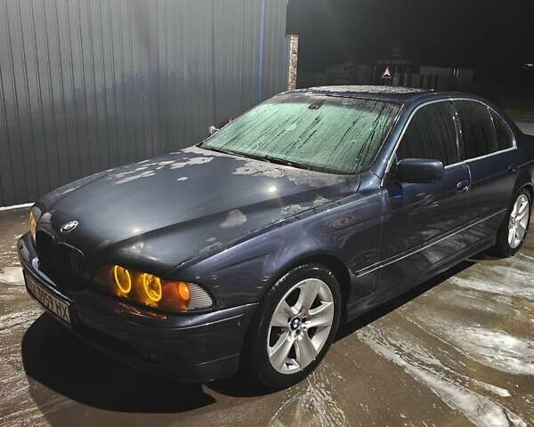 Синий БМВ 5 Серия, объемом двигателя 2.5 л и пробегом 425 тыс. км за 6499 $, фото 4 на Automoto.ua