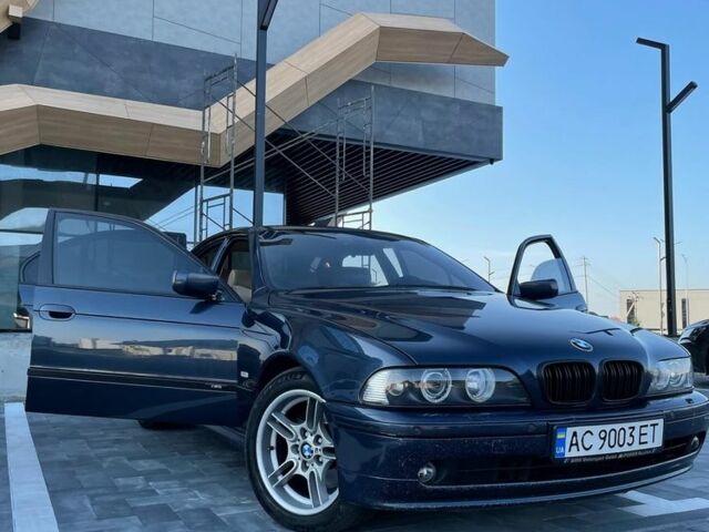 Синий БМВ 5 Серия, объемом двигателя 3 л и пробегом 420 тыс. км за 9927 $, фото 2 на Automoto.ua