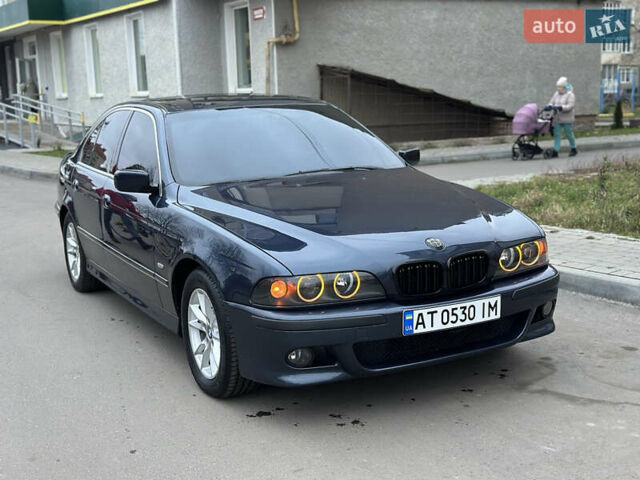 Синий БМВ 5 Серия, объемом двигателя 2.5 л и пробегом 460 тыс. км за 5900 $, фото 3 на Automoto.ua