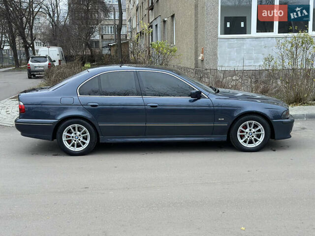 Синий БМВ 5 Серия, объемом двигателя 2.5 л и пробегом 460 тыс. км за 5900 $, фото 4 на Automoto.ua