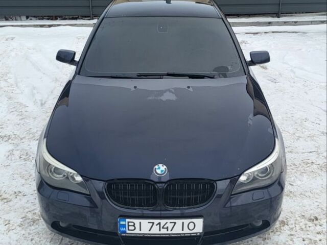 Синий БМВ 5 Серия, объемом двигателя 3 л и пробегом 450 тыс. км за 8299 $, фото 1 на Automoto.ua