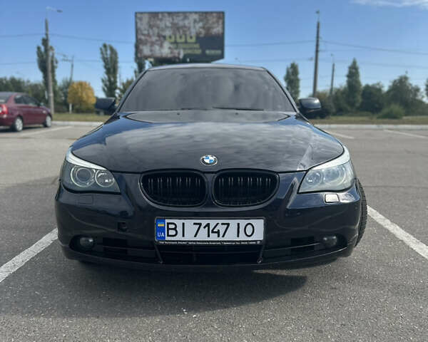 Синій БМВ 5 Серія, об'ємом двигуна 3 л та пробігом 447 тис. км за 10500 $, фото 1 на Automoto.ua