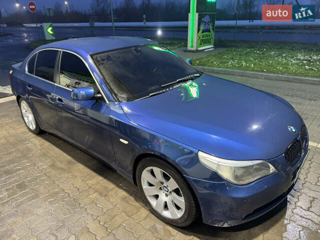 Синий БМВ 5 Серия, объемом двигателя 2.2 л и пробегом 388 тыс. км за 7500 $, фото 4 на Automoto.ua