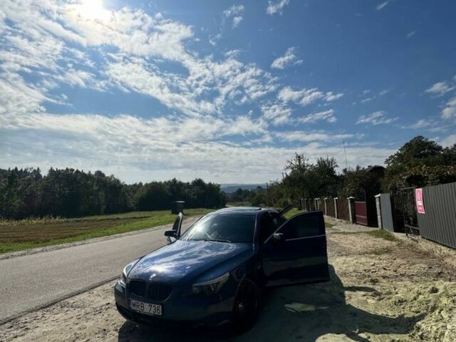 Синий БМВ 5 Серия, объемом двигателя 3 л и пробегом 305 тыс. км за 4500 $, фото 1 на Automoto.ua