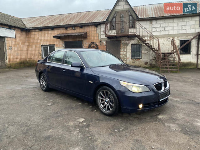 Синий БМВ 5 Серия, объемом двигателя 2 л и пробегом 393 тыс. км за 4200 $, фото 2 на Automoto.ua