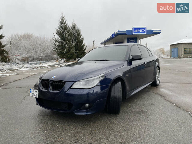 Синий БМВ 5 Серия, объемом двигателя 2.99 л и пробегом 466 тыс. км за 10500 $, фото 3 на Automoto.ua