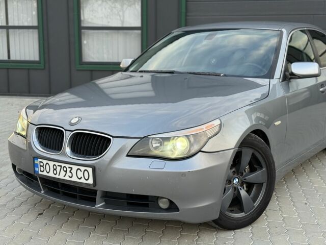 Синий БМВ 5 Серия, объемом двигателя 3 л и пробегом 368 тыс. км за 7450 $, фото 1 на Automoto.ua