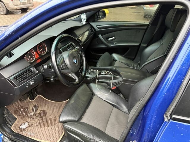 Синий БМВ 5 Серия, объемом двигателя 3 л и пробегом 428 тыс. км за 5700 $, фото 4 на Automoto.ua