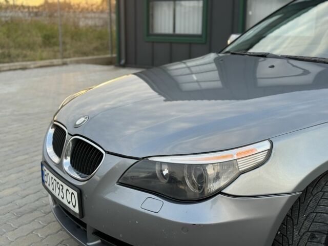 Синий БМВ 5 Серия, объемом двигателя 3 л и пробегом 368 тыс. км за 7450 $, фото 3 на Automoto.ua