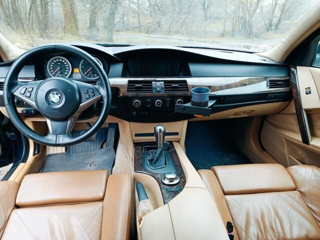 Синий БМВ 5 Серия, объемом двигателя 3 л и пробегом 350 тыс. км за 4999 $, фото 6 на Automoto.ua