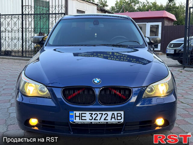 Синий БМВ 5 Серия, объемом двигателя 2.5 л и пробегом 370 тыс. км за 7800 $, фото 1 на Automoto.ua