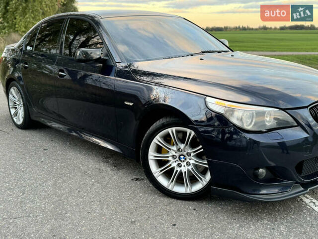 Синий БМВ 5 Серия, объемом двигателя 3 л и пробегом 315 тыс. км за 13700 $, фото 2 на Automoto.ua