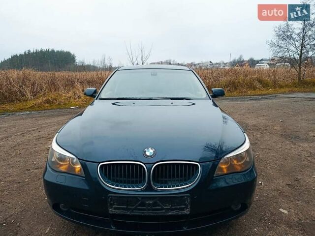 Синий БМВ 5 Серия, объемом двигателя 2.5 л и пробегом 350 тыс. км за 4999 $, фото 4 на Automoto.ua