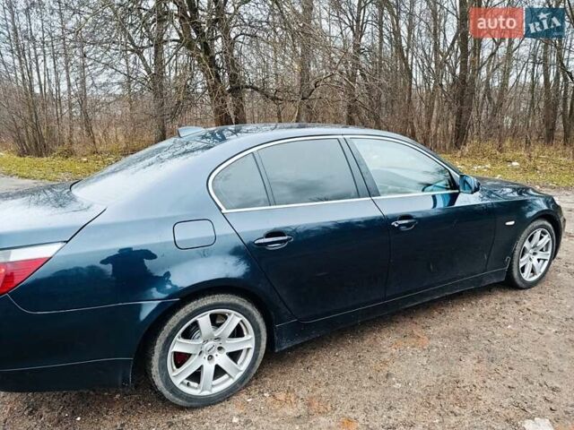Синий БМВ 5 Серия, объемом двигателя 2.5 л и пробегом 350 тыс. км за 4999 $, фото 3 на Automoto.ua