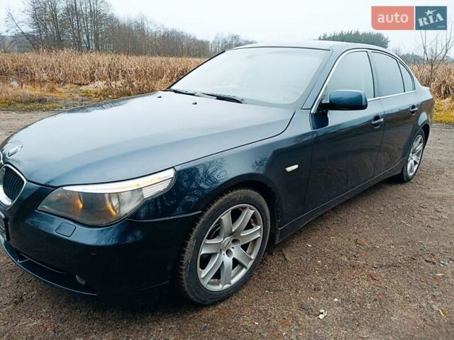 Синий БМВ 5 Серия, объемом двигателя 2.5 л и пробегом 350 тыс. км за 4999 $, фото 5 на Automoto.ua