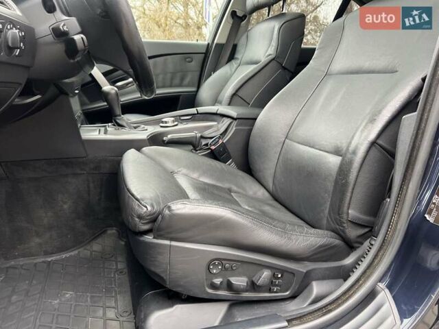 Синій БМВ 5 Серія, об'ємом двигуна 3 л та пробігом 337 тис. км за 9750 $, фото 17 на Automoto.ua