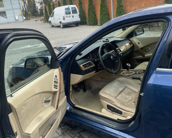 Синий БМВ 5 Серия, объемом двигателя 2 л и пробегом 483 тыс. км за 6800 $, фото 9 на Automoto.ua