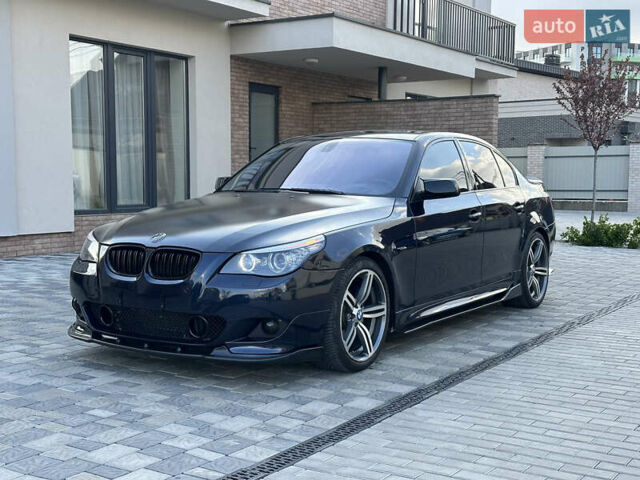 Синий БМВ 5 Серия, объемом двигателя 3.5 л и пробегом 250 тыс. км за 13000 $, фото 3 на Automoto.ua