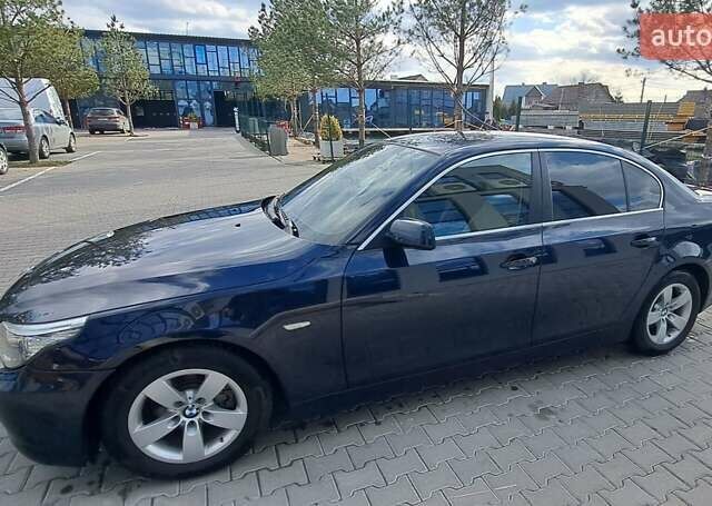 Синий БМВ 5 Серия, объемом двигателя 2 л и пробегом 296 тыс. км за 9200 $, фото 2 на Automoto.ua